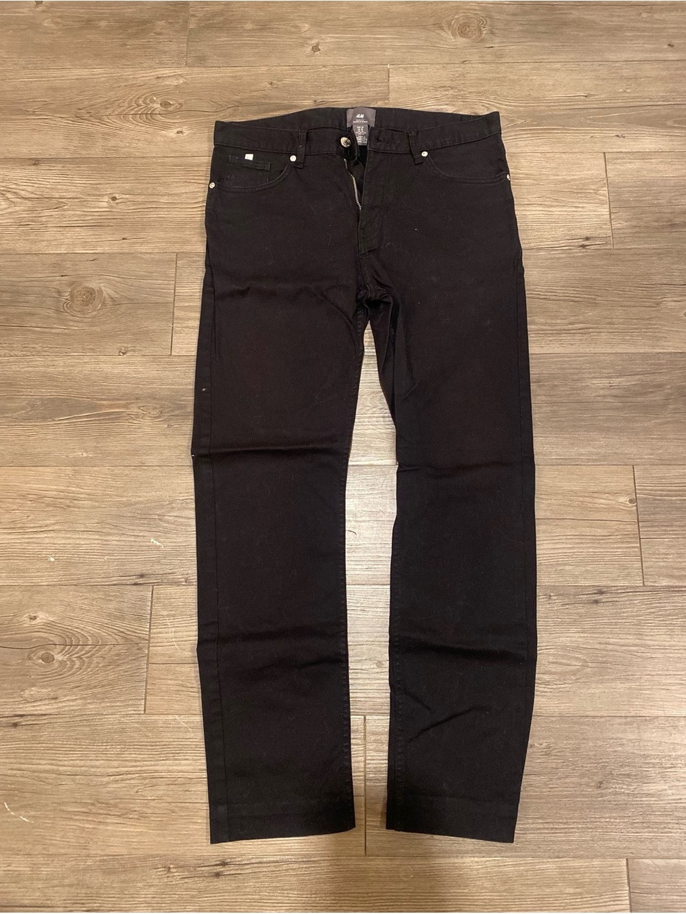 H&M Black Slim Fit Pants